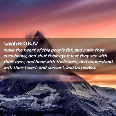 Isaiah 6:10 KJV Free Bible Images