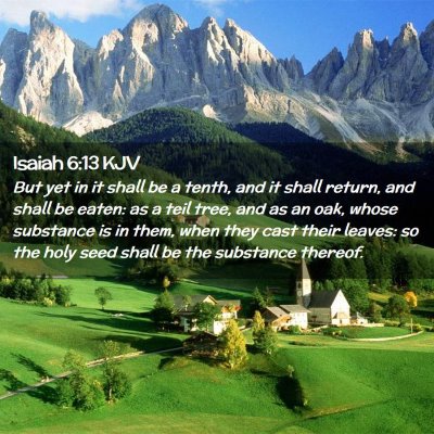 Isaiah 6:13 KJV Free Bible Images