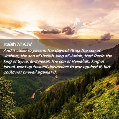 Isaiah 7:1 KJV Free Bible Images