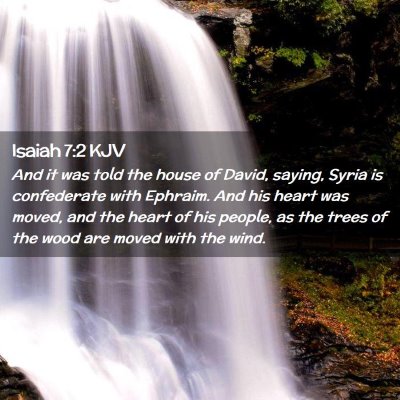 Isaiah 7:2 KJV Free Bible Images