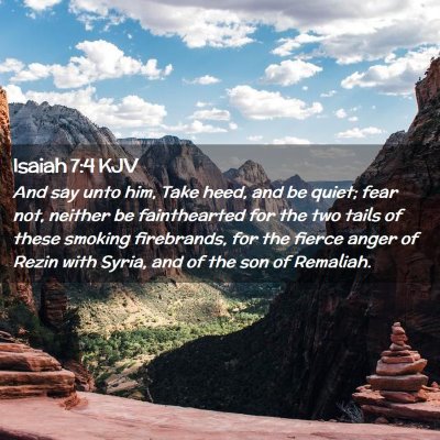 Isaiah 7:4 KJV Free Bible Images