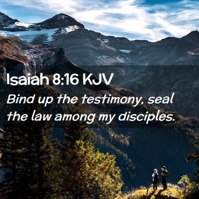 Isaiah 8:16 KJV Free Bible Images