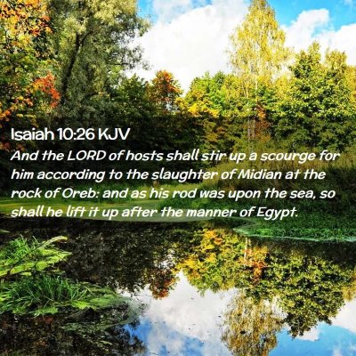 Isaiah 10:26 KJV Free Bible Images