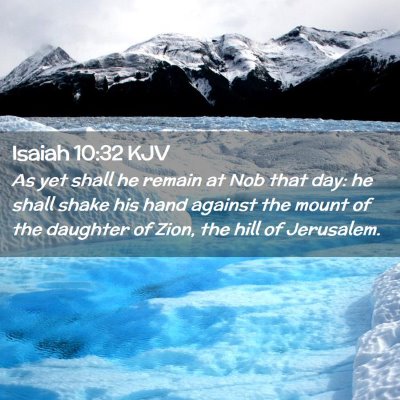 Isaiah 10:32 KJV Free Bible Images