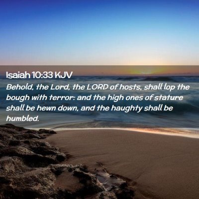 Isaiah 10:33 KJV Free Bible Images