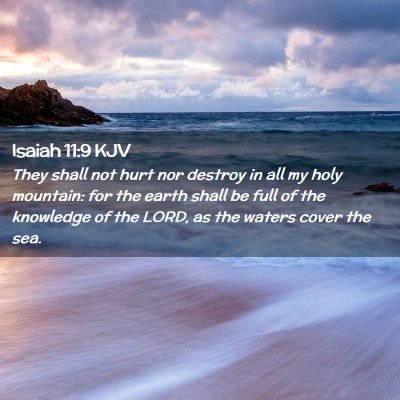 Isaiah 11:9 KJV Free Bible Images