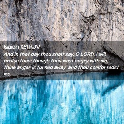 Isaiah 12:1 KJV Free Bible Images