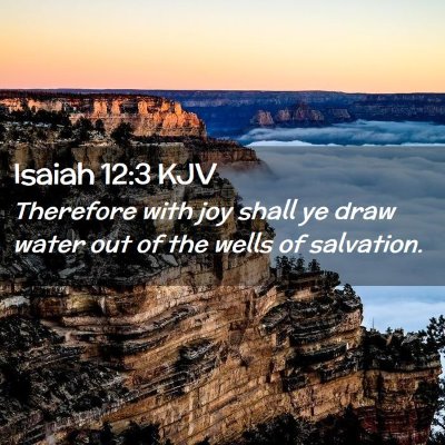 Isaiah 12:3 KJV Free Bible Images