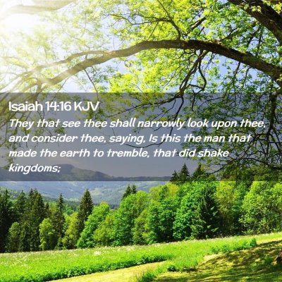 Isaiah 14:16 KJV Free Bible Images