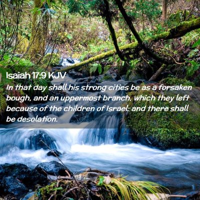 Isaiah 17:9 KJV Free Bible Images