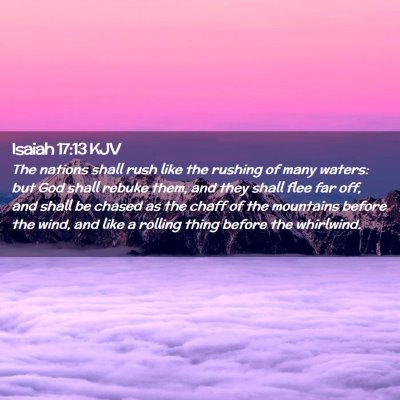 Isaiah 17:13 KJV Free Bible Images