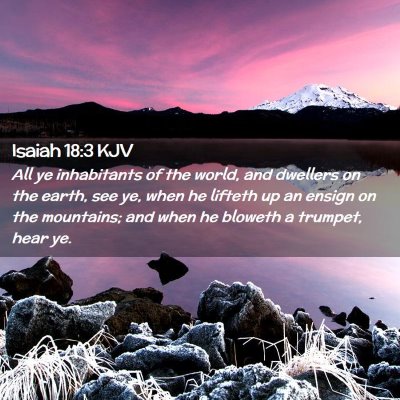 Isaiah 18:3 KJV Free Bible Images