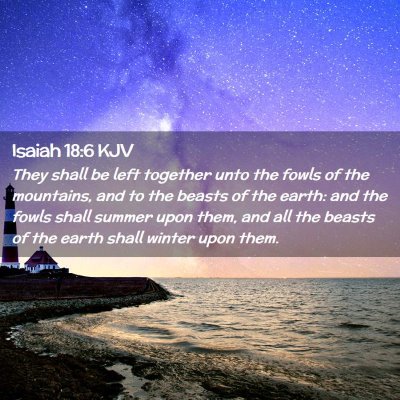 Isaiah 18:6 KJV Free Bible Images