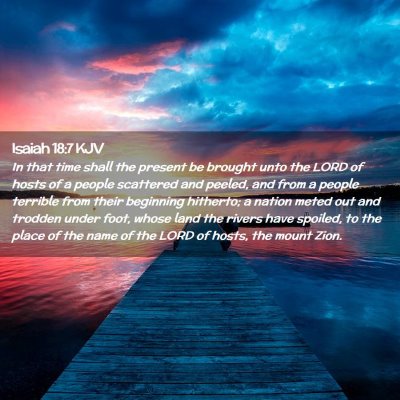 Isaiah 18:7 KJV Free Bible Images