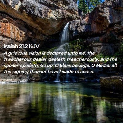 Isaiah 21:2 KJV Free Bible Images