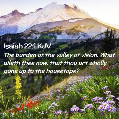 Isaiah 22:1 KJV Free Bible Images