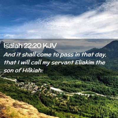 Isaiah 22:20 KJV Free Bible Images