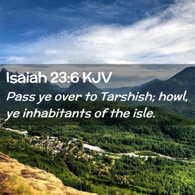 Isaiah 23:6 KJV Free Bible Images