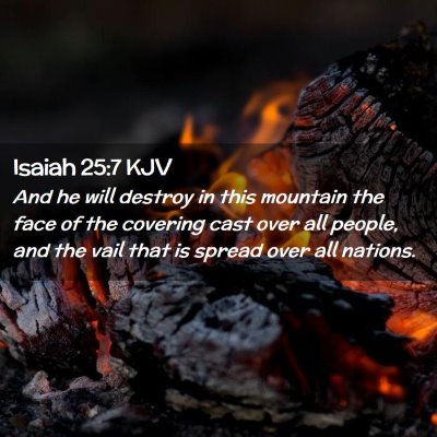 Isaiah 25:7 KJV Free Bible Images