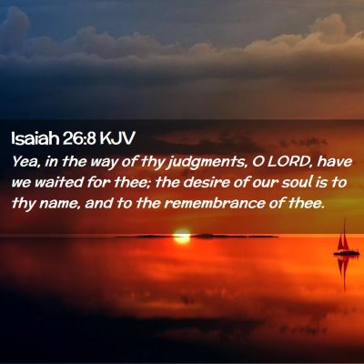 Isaiah 26:8 KJV Free Bible Images