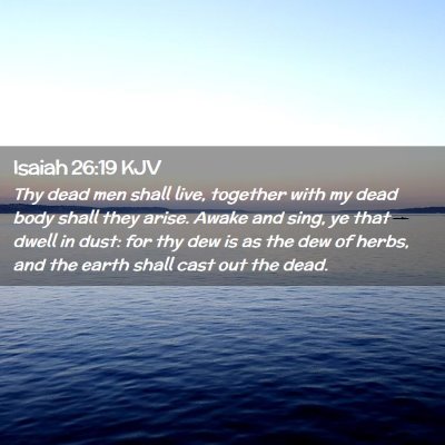 Isaiah 26:19 KJV Free Bible Images