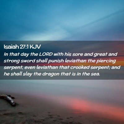 Isaiah 27:1 KJV Free Bible Images