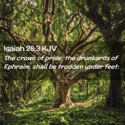 Isaiah 28:3 KJV Free Bible Images