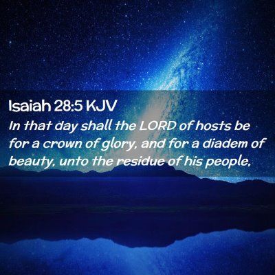 Isaiah 28:5 KJV Free Bible Images