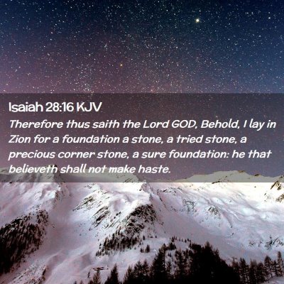 Isaiah 28:16 KJV Free Bible Images