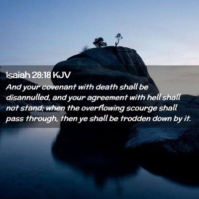 Isaiah 28:18 KJV Free Bible Images