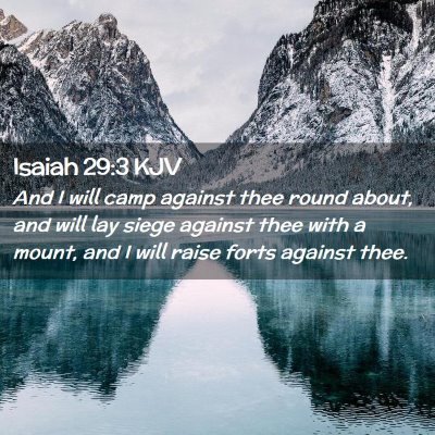 Isaiah 29:3 KJV Free Bible Images