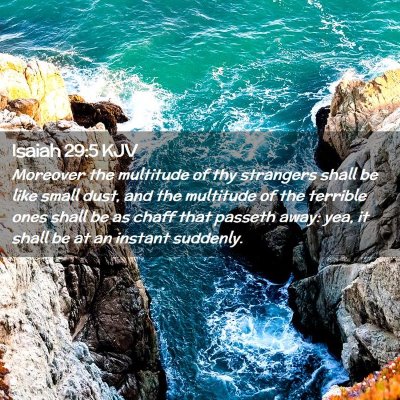 Isaiah 29:5 KJV Free Bible Images