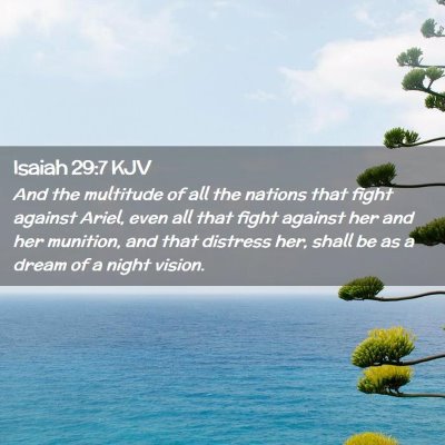 Isaiah 29:7 KJV Free Bible Images