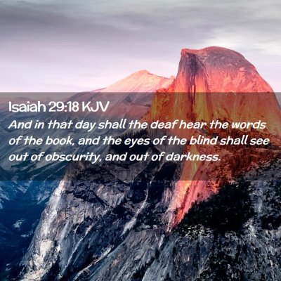 Isaiah 29:18 KJV Free Bible Images