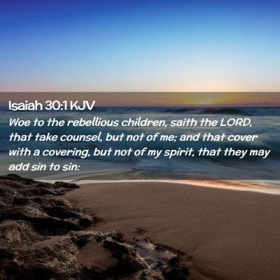 Isaiah 30:1 KJV Free Bible Images