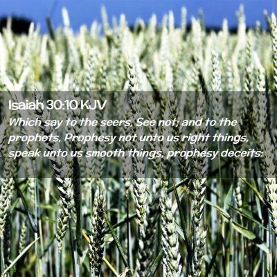 Isaiah 30:10 KJV Free Bible Images