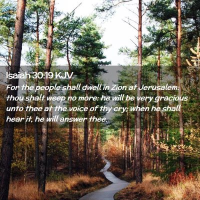 Isaiah 30:19 KJV Free Bible Images