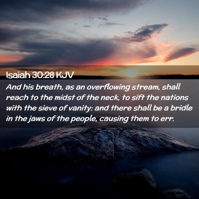 Isaiah 30:28 KJV Free Bible Images