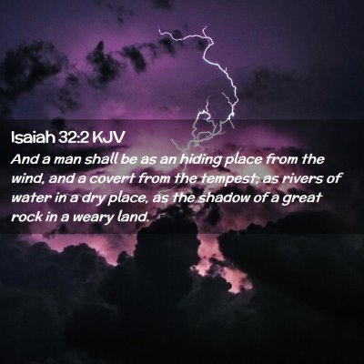 Isaiah 32:2 KJV Free Bible Images