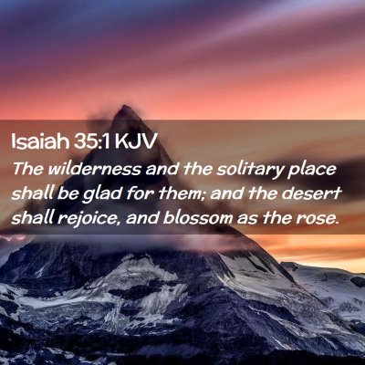 Isaiah 35:1 KJV Free Bible Images