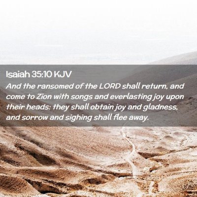 Isaiah 35:10 KJV Free Bible Images