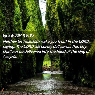 Isaiah 36:15 KJV Free Bible Images