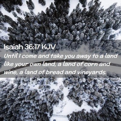 Isaiah 36:17 KJV Free Bible Images