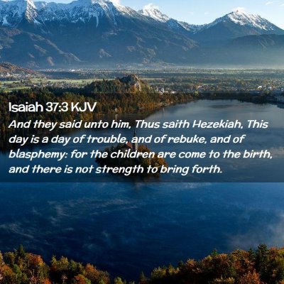 Isaiah 37:3 KJV Free Bible Images