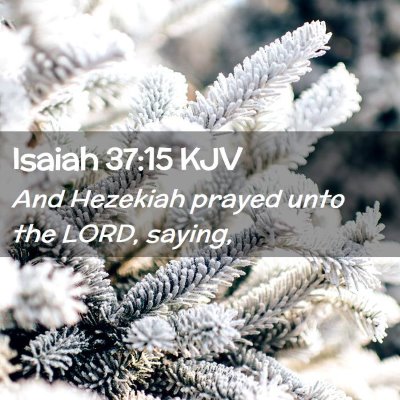 Isaiah 37:15 KJV Free Bible Images