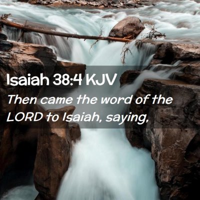 Isaiah 38:4 KJV Free Bible Images