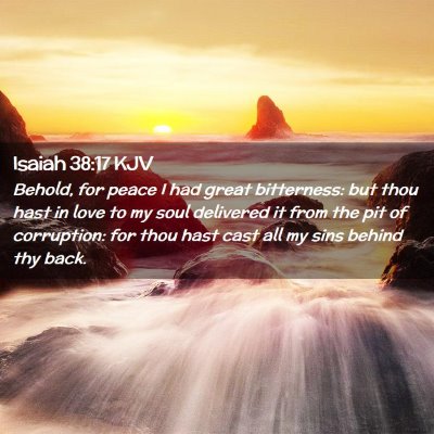 Isaiah 38:17 KJV Free Bible Images