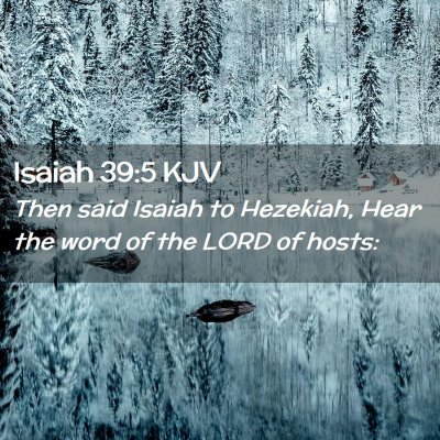 Isaiah 39:5 KJV Free Bible Images