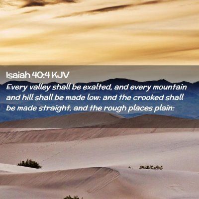 Isaiah 40:4 KJV Free Bible Images