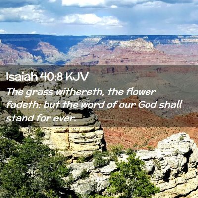 Isaiah 40:8 KJV Free Bible Images